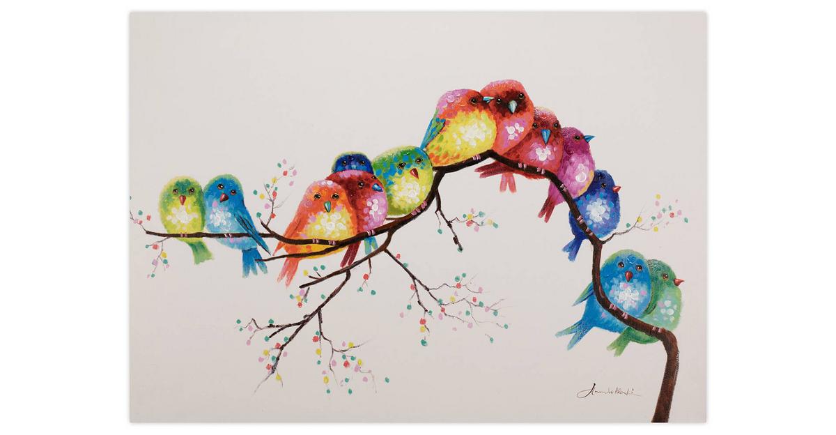 ÖLGEMÄLDE 100/70 cm - Multicolor, Holz/Textil (100/70cm) - KUNSTLOFT