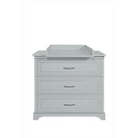SIDEBOARD TWINKLE für das Kinderzimmer Grau matt Wickeltisch - Grau, Holzwerkstoff (98/89.5/53cm) - Lookway