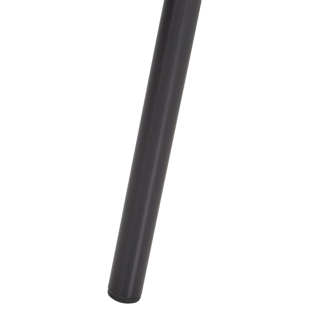 GARDEROBENSTÄNDER Metall schwarz 181 cm Wray - Schwarz, Metall (33/180/33cm) - Beliani
