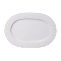 SERVIERPLATTE White Pearl weiß 35 x 24 cm - Weiß, Keramik (24/1.7/35cm) - Villeroy & Boch