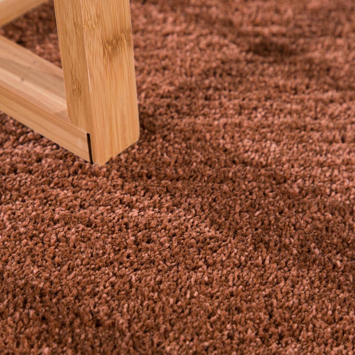 KURZFLORTEPPICH Waschbar, einfarbig, Braun, 60 x 100 cm - Braun, Textil (100/60cm) - KADIMA DESIGN