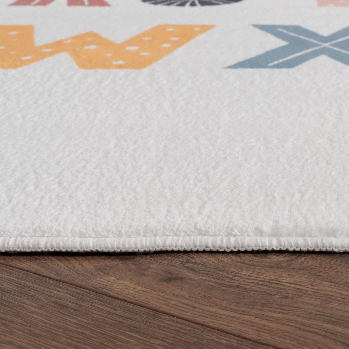 KINDERTEPPICH Waschbar, mit Alphabet-Motiv, Mehrfarbig, 80 x 150 cm - Multicolor, Textil (150/80cm) - KADIMA DESIGN