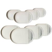 SERVIERPLATTEN Trio Grau 8-tlg. - Grau, Keramik (2/2/2cm) - Ritzenhoff Breker