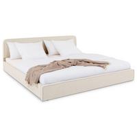 POLSTERBETT LATINI 160x200 cm beige - Beige, Textil (160/200cm) - IDIMEX