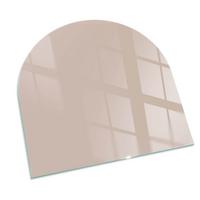 GLASPLATTE für Kamin 100x100 cm - Orange, Glas (100/100/0.4cm) - TULUP