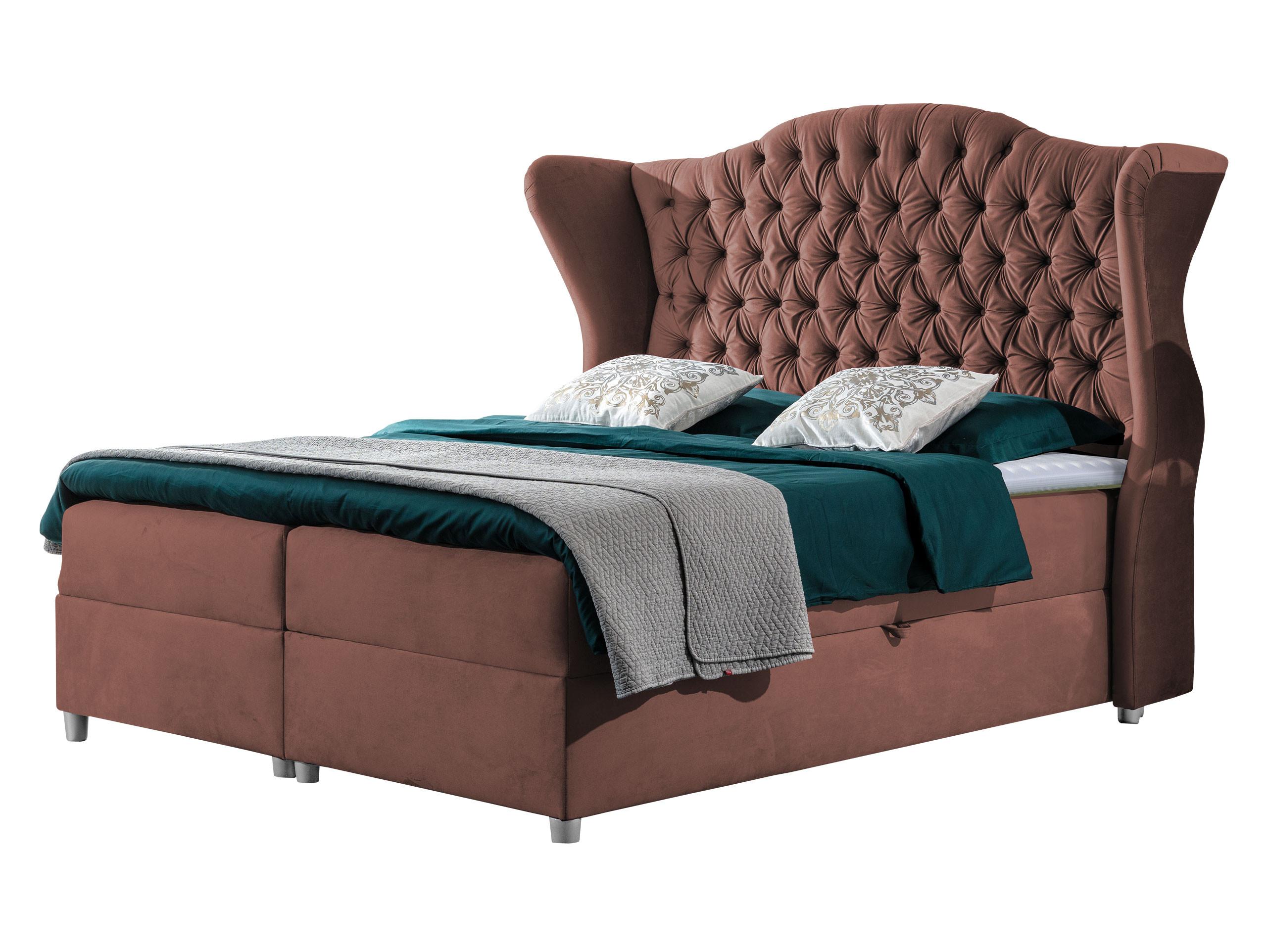 BOXBETT Livia - H3 - Rosa, Holz (160/200cm) - MIRJAN24