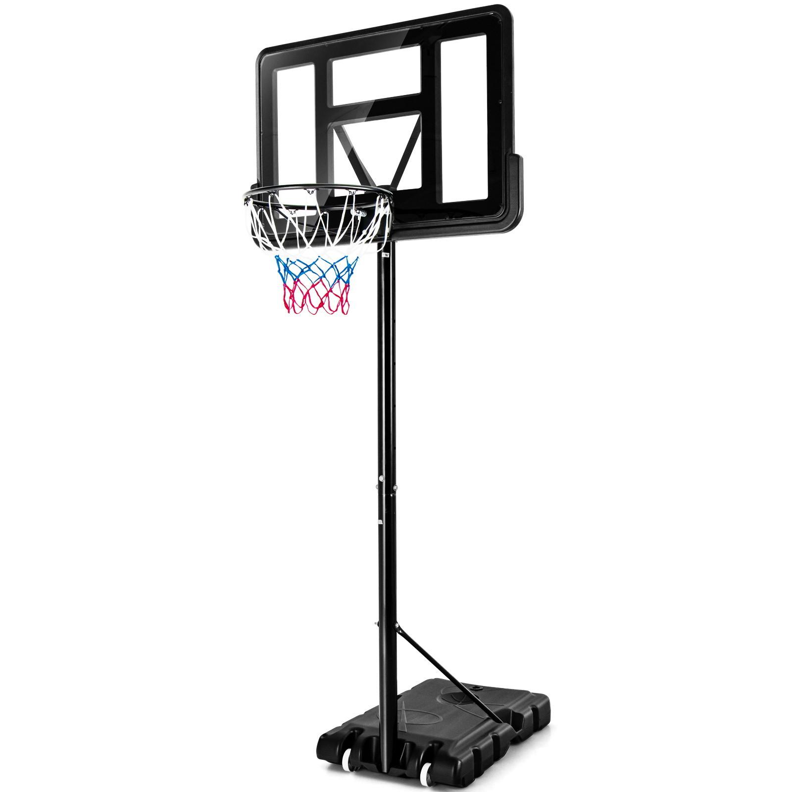 BASKETBALLANLAGE Schwarz - Schwarz, Metall (89/60cm) - COSTWAY