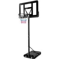 BASKETBALLANLAGE Schwarz - Schwarz, Metall (89/60cm) - COSTWAY