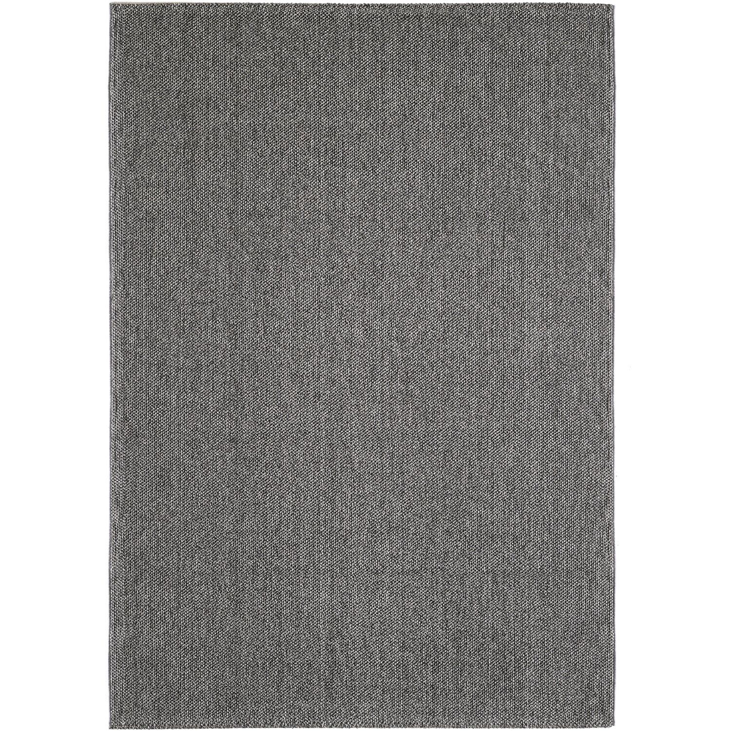 TEPPICH Flachgewebe CIMA in Grau, einfarbig, 80 x 150 cm - Grau, Textil (150/80cm) - KADIMA DESIGN