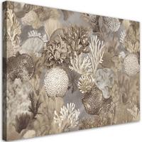 KUNSTDRUCK Beige 120/80 cm - Beige, Textil (120/80cm) - KUNSTLOFT