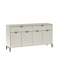KOMMODE ZIGO 165,5/86/40,6cm mit 2 Schubladen 4 Türen Kaschmir - Kaschmir, Holzwerkstoff (165.5/86/40.6cm) - MASSENO