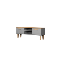 LOWBOARD Denver Grau 120/47,2/35 cm - Grau, Holzwerkstoff (120/47/35cm) - RAUMHIRSCH FURNITURE