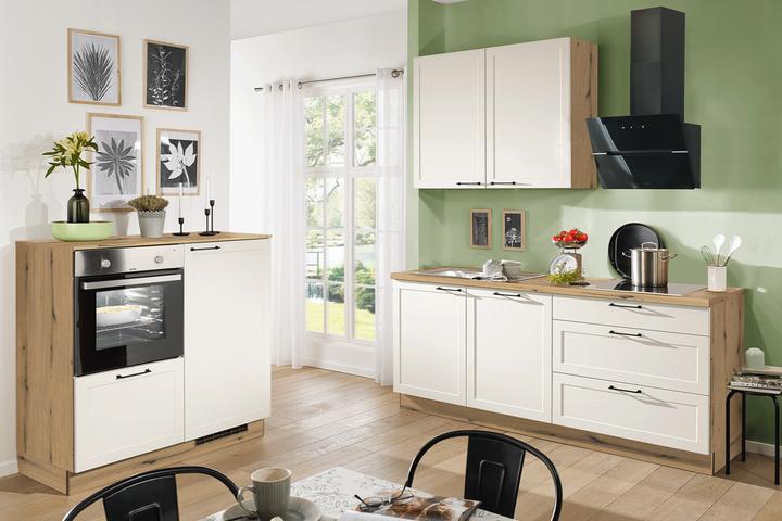 Express Home Küche in Weiß/Eichefarben entdecken bei mömax