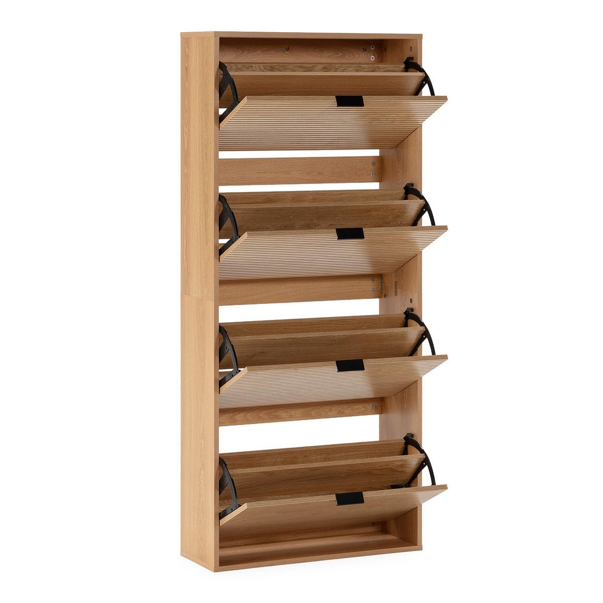 SCHUHRANK Mónica, Eichenfarben - Honigeiche, Holzwerkstoff (66/150/24cm) - VS Venta-stock