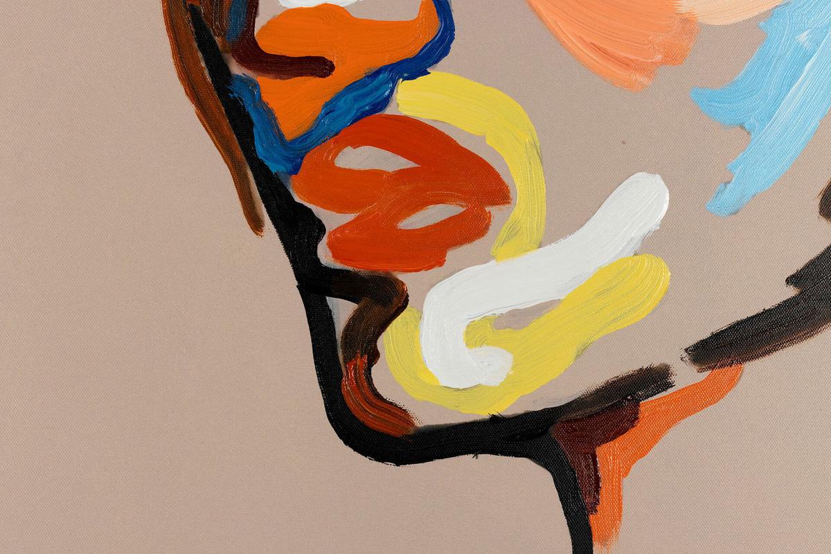 ACRYLBILD HANDGEMALT 75/100 cm - Beige, Holz/Textil (75/100cm) - KUNSTLOFT
