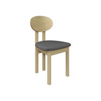 ESSZIMMERSTUHL Divo III - Grau/Sonoma Eiche, Holz/Textil (47/85/48cm) - MIRJAN24