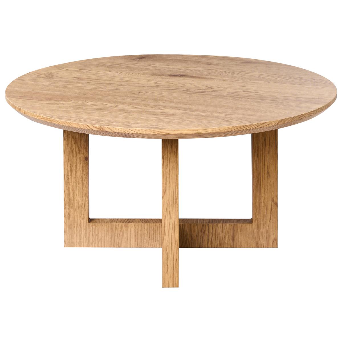COUCHTISCH Braun Karlo - Hellbraun, Holzwerkstoff (80/80/40cm) - Beliani