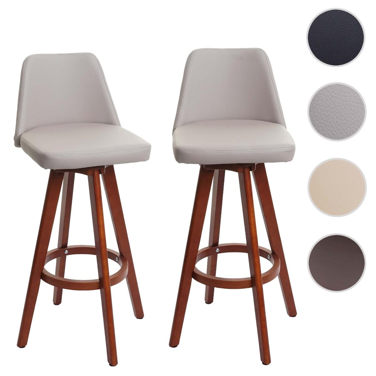BARHOCKER 2-ER SET taupe 2er-Set - Taupe, Textil (39/105/45cm) - MCW
