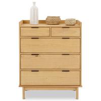 KOMMODE TEPERA braun - Braun, Holz (75/92/46cm) - IDIMEX