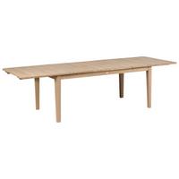 GARTENTISCH ausziehbar 180/280/100 cm zertifiziertes Akazienholz Hellbraun Toscanella - Hellbraun/Braun, Holz (180/100/75cm) - Beliani