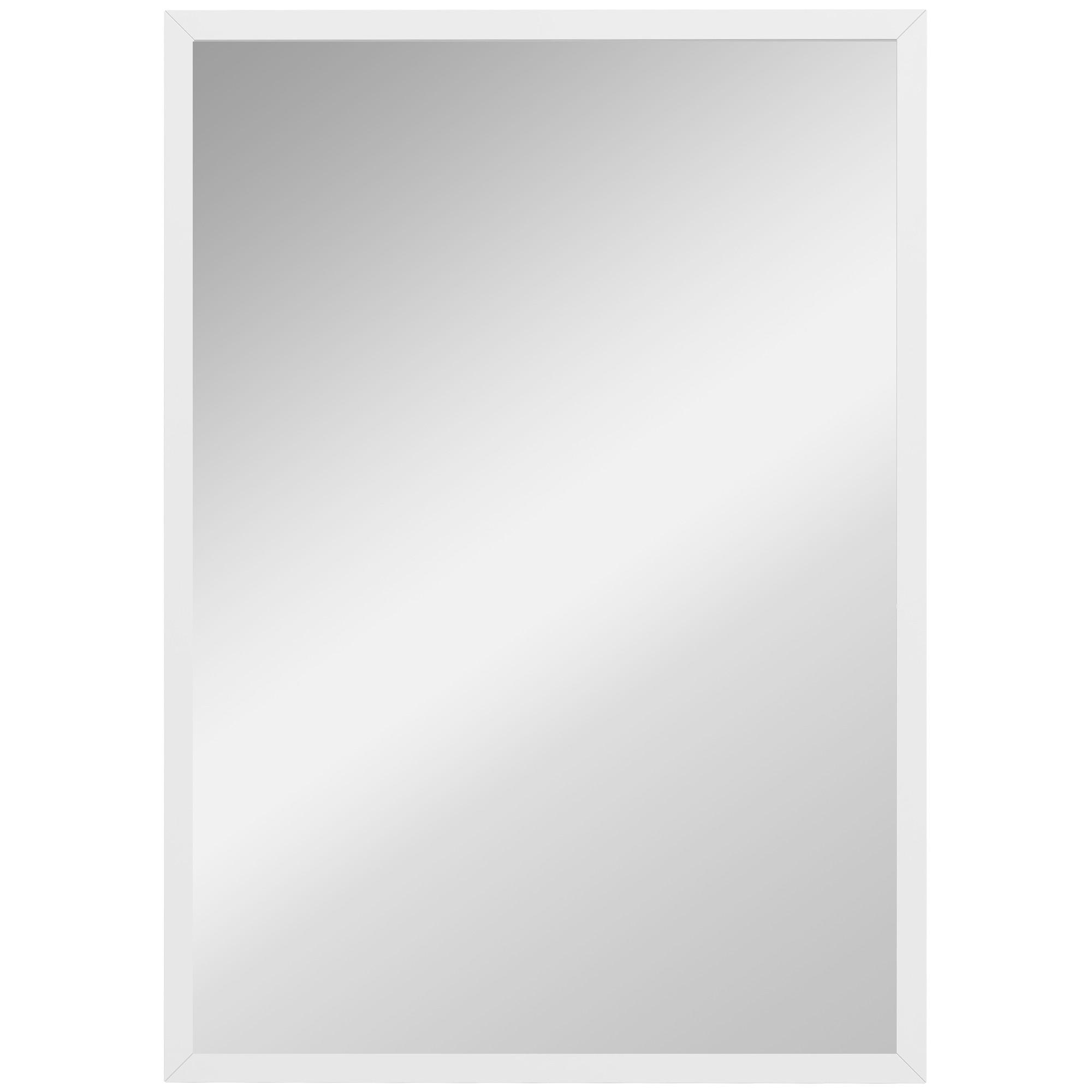 WANDSPIEGEL MDF Glas Weiß - Weiß, Holzwerkstoff (2/70/50cm) - HOMCOM