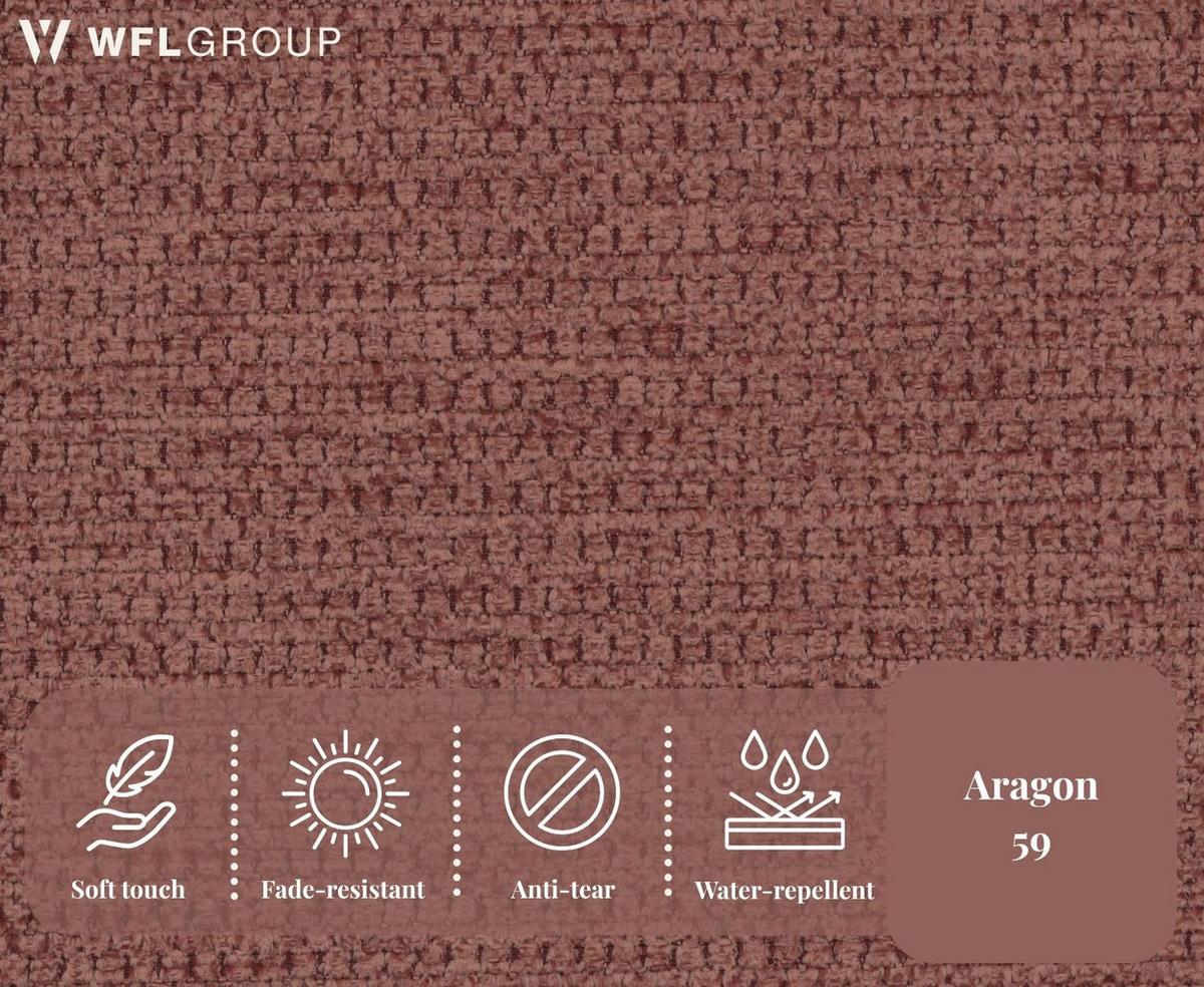 BOXBETT Serenity mit Bettkasten, Terrakotta Chenille 120x200 cm – inkl. H4 Taschenfederkern Matratze & Foam Topper - Terracotta/Schwarz, Holz/Holzwerkstoff (120/200cm) - WFL GROUP
