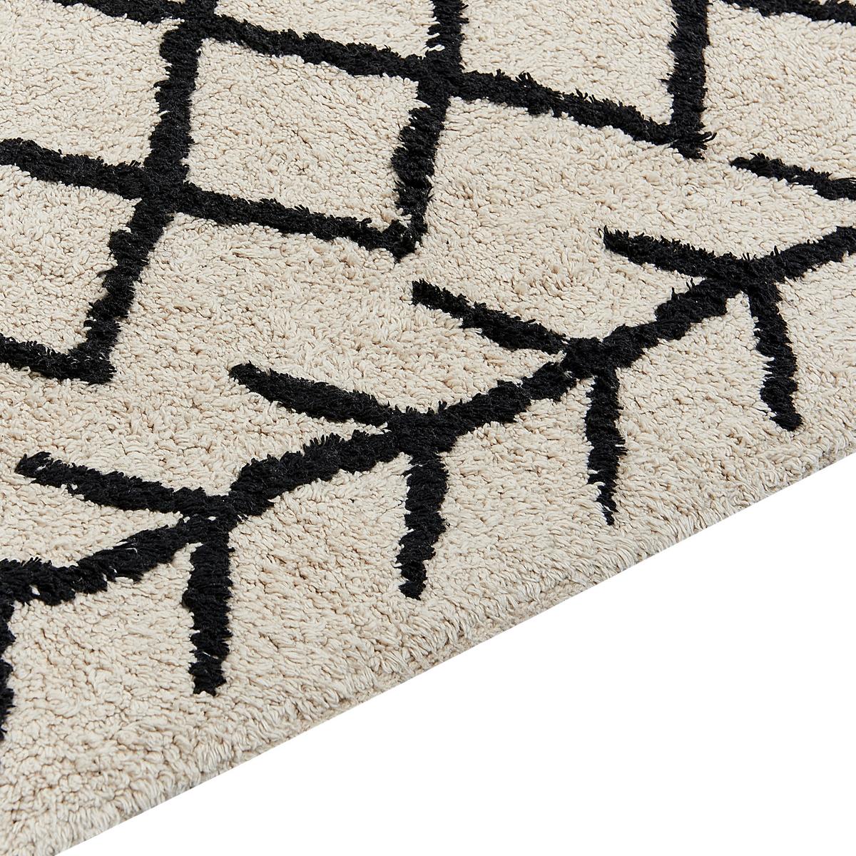 KURZFLOR-TEPPICH Bozkir 230/160 cm - Beige, Textil (160/230cm) - Beliani
