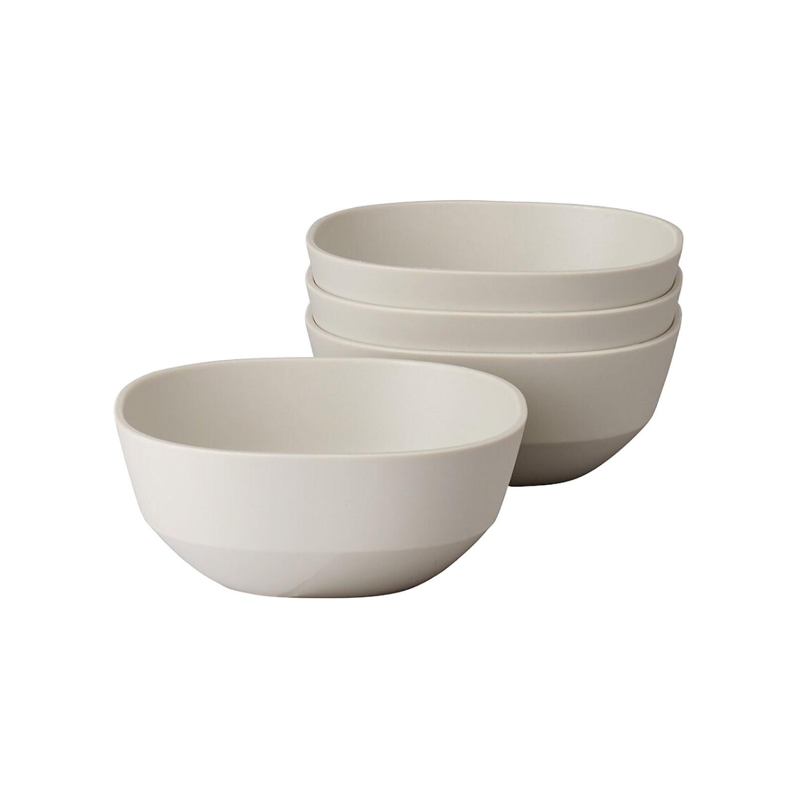 SCHALEN Silueta Nordic White 250 ml 4er Set - Weiß, Kunststoff (11cm) - Mepal