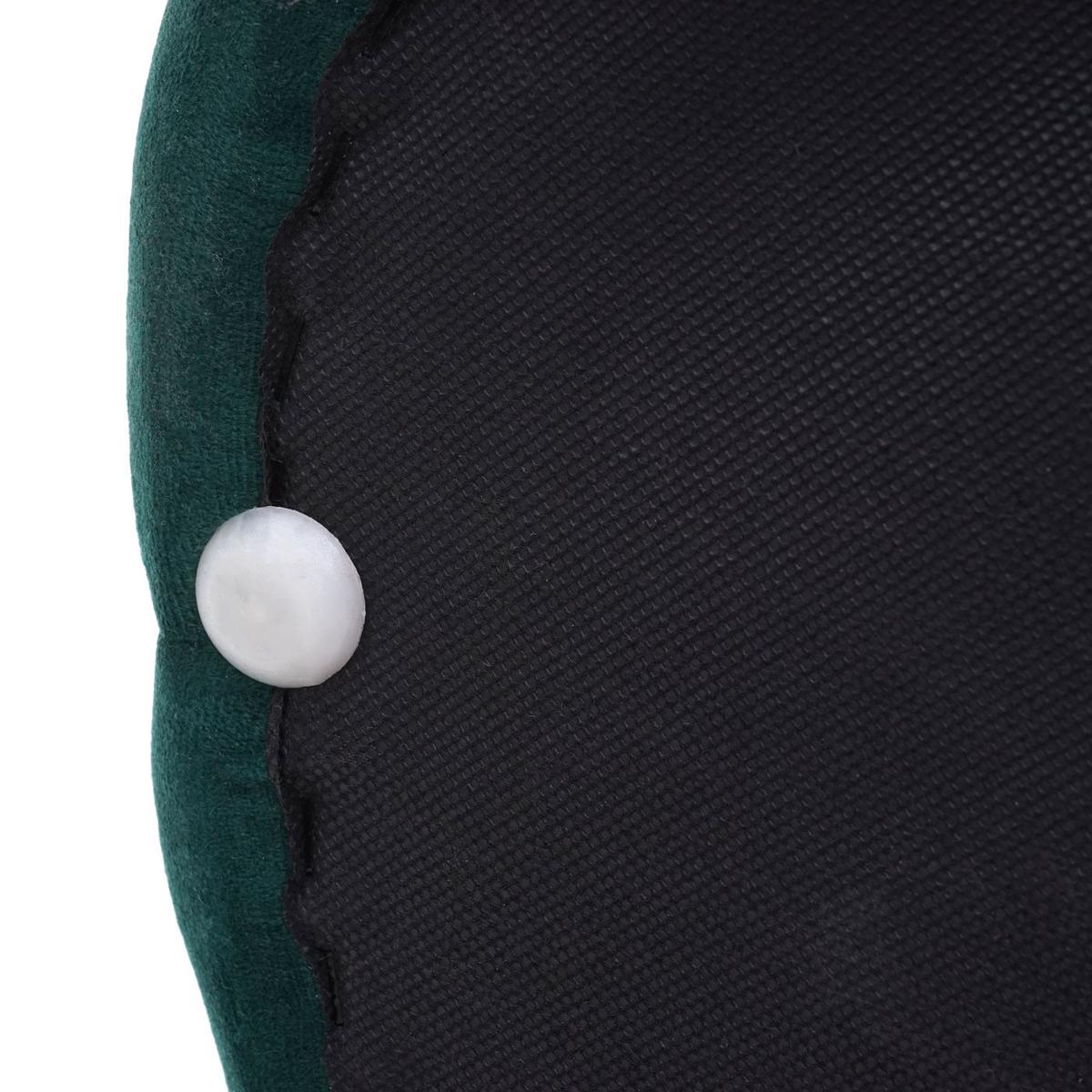 HOCKER Dunkelgrün - Dunkelgrün, Textil (39/42/39cm) - MCW