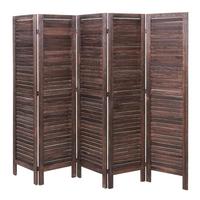 PARAVENT Dunkelbraun - Dunkelbraun, Holz (200/170/2cm) - MCW