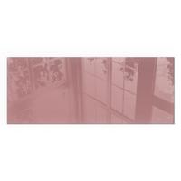 GLASPLATTE für Kamin 125x50 cm - Pink, Glas (125/50/0.4cm) - TULUP