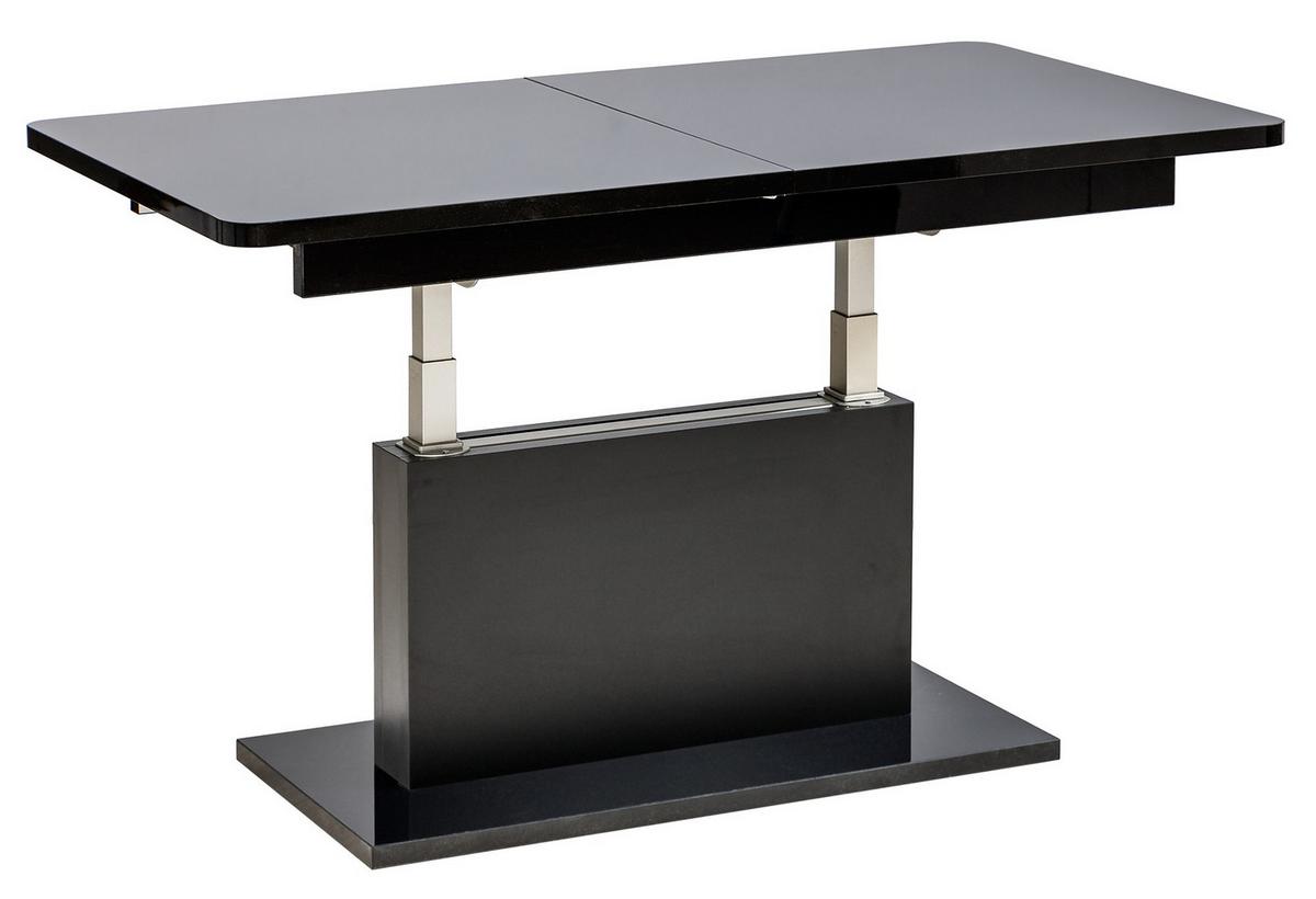 ESSTISCH METRON Ausziehbar 126 - 167,5 / 70 x 74,2 cm - Schwarz, Holz (126/70/74.2cm) - MASSENO