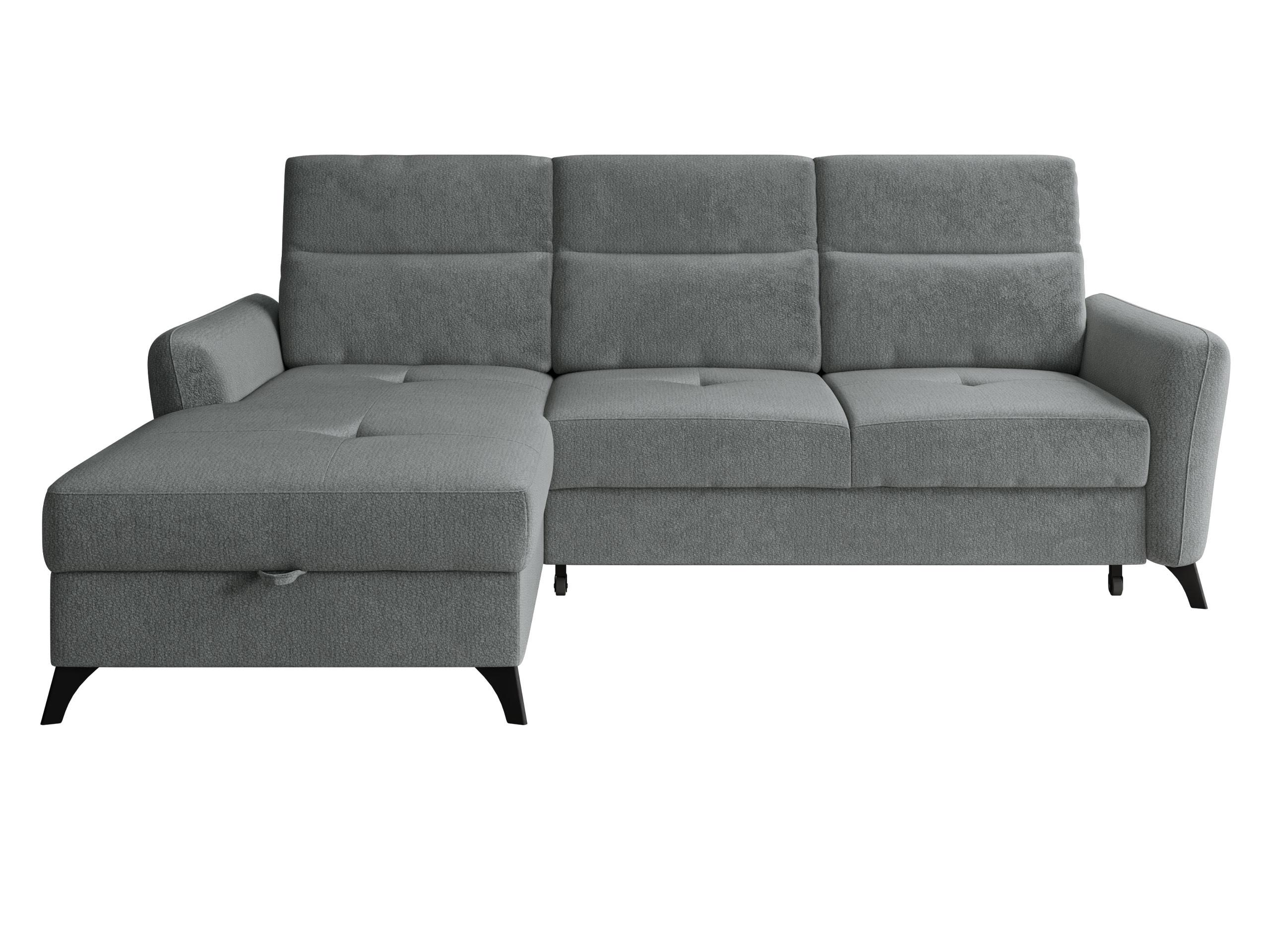 ECKSOFA Talia, Seite: Links LC-2R - Graphitfarben/Schwarz, Holz/Kunststoff (238/167cm) - MIRJAN24