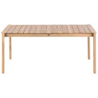 GARTENTISCH 180/100 cm Akazienholz Hellbraun Manado - Hellbraun, Holz (180/100/76cm) - Beliani
