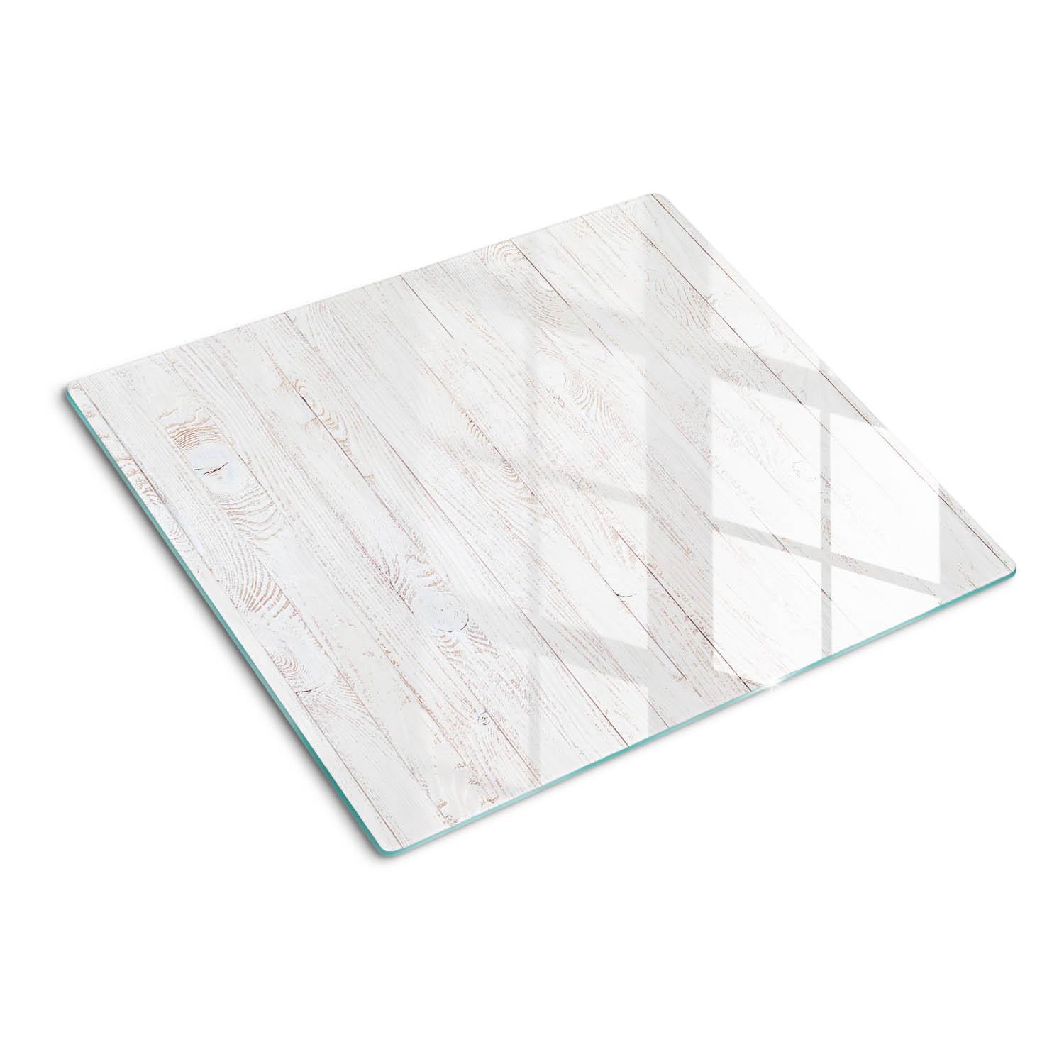 GLASPLATTE 60x52 cm Holz - Weiß, Glas (60/0.4/52cm) - TULUP