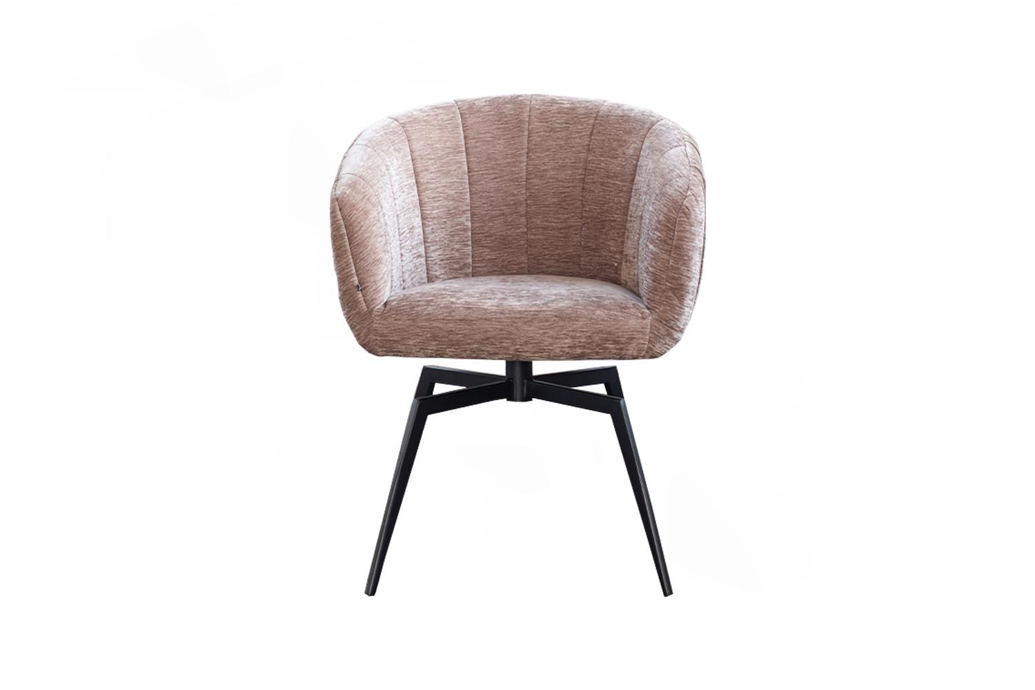 ESSZIMMERSTUHL LIMA Braun Webstoff (1er-Set) - Hellbraun/Braun, Kunststoff/Textil (57/80/60cm) - KAWOLA