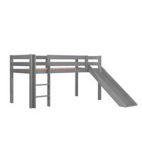 HOCHBETT mit Rutsche Karolina 210x114x218 aus Massivholz in grau - Grau, Holz (90/200cm) - 58aufmkessel