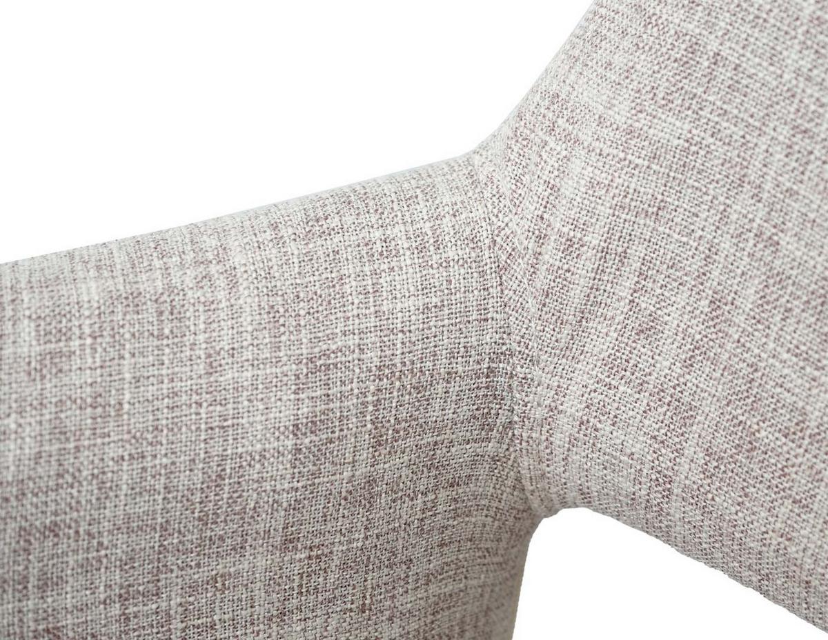 ESSZIMMERSTUHL Beige, Silber - Greige/Beige, Textil (58/89/55cm) - MCW