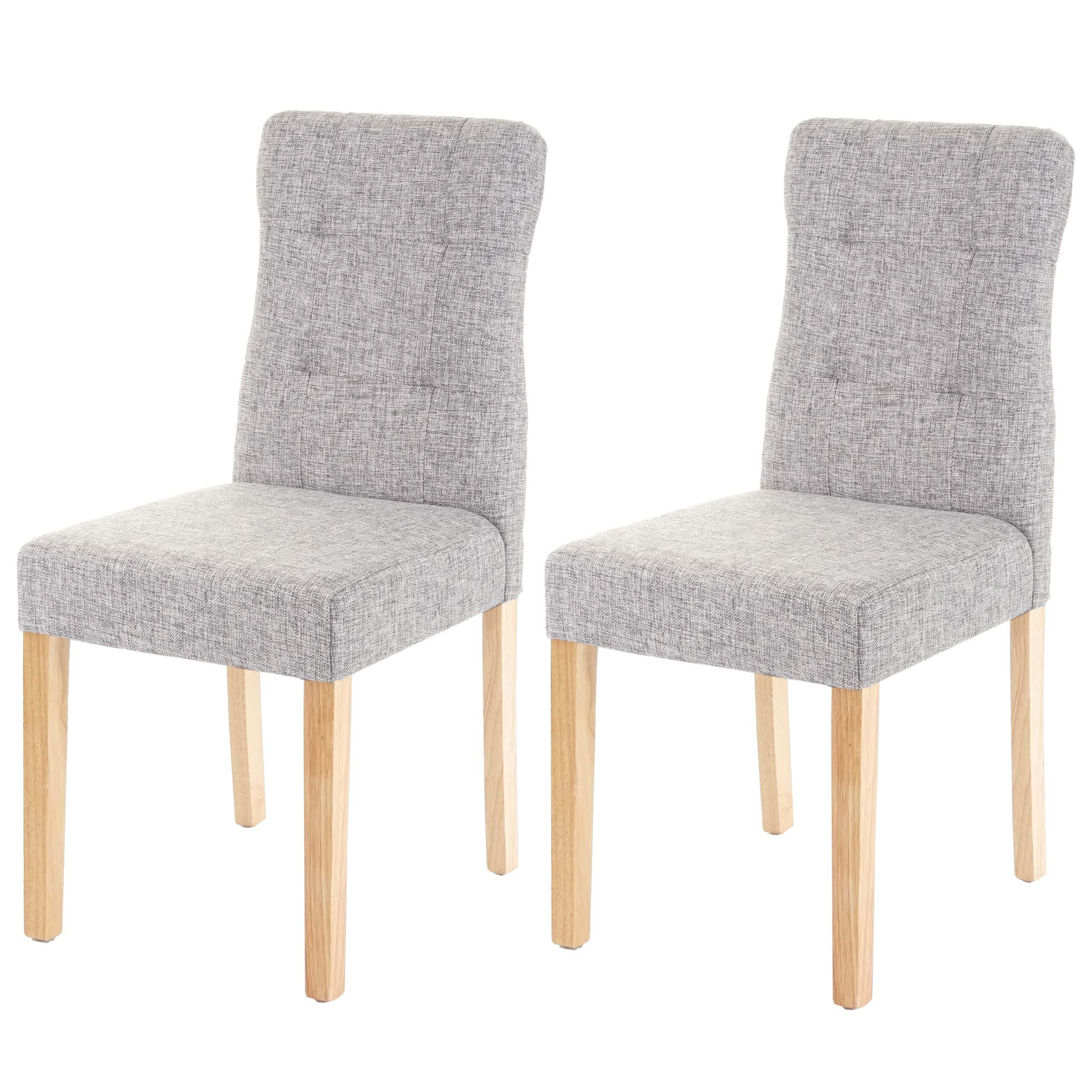 ESSZIMMERSTUHL Grau 2er-Set - Grau, Textil (41/88/55cm) - MCW