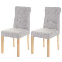 ESSZIMMERSTUHL Grau 2er-Set - Grau, Textil (41/88/55cm) - MCW