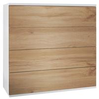 KOMMODE Pavos Eiche Wotan - Eiche Wotan, Holzwerkstoff (76/76/35cm) - Vladon