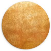 WANDBILD Eisen - Rost - Gold - Metall - Luxus Deko Wohnzimmer 30x30 cm - Goldfarben, Kunststoff (30/30cm) - MuchoWow