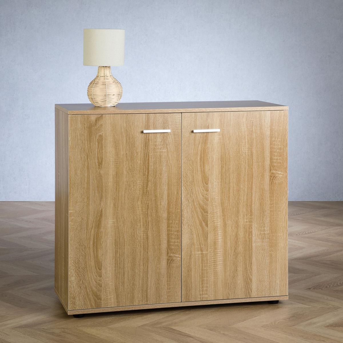 KOMMODE CHICAGO Sonoma Eiche - Sonoma Eiche, Holzwerkstoff (91/82/40cm) - CARO-Möbel
