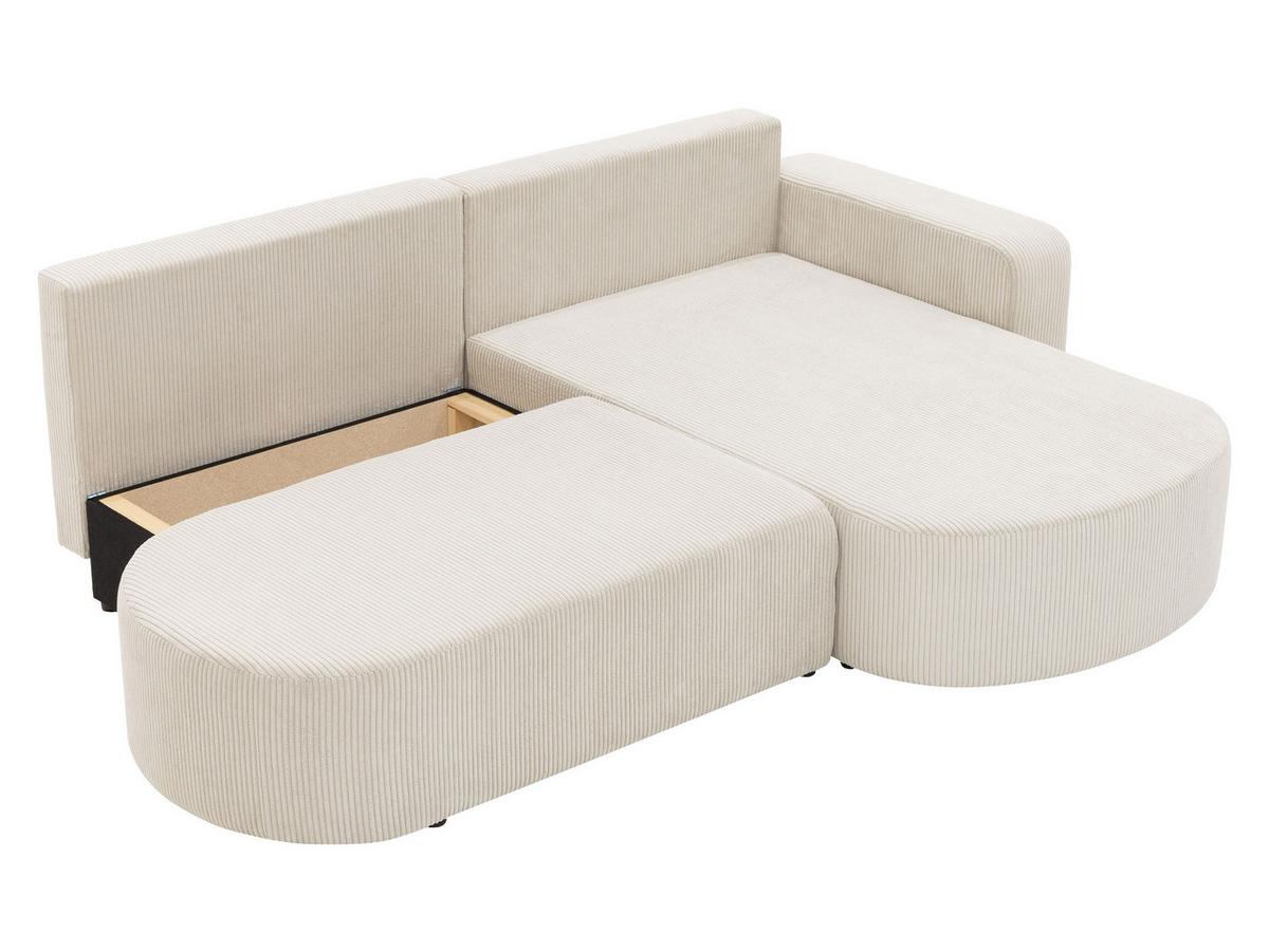ECKSOFA Zerte, Seite: Links - Beige/Schwarz, Holz/Kunststoff (252/175cm) - MIRJAN24