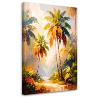 LEINWANDBILD Natur und Botanik 30x45cm - Grün, Textil (30/45cm) - Feeby
