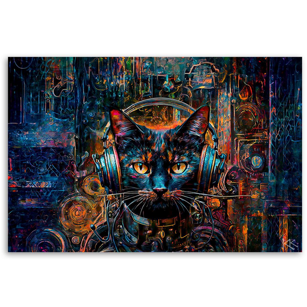 KUNSTDRUCK Blau 60/40 cm - Blau, Textil (60/40cm) - KUNSTLOFT