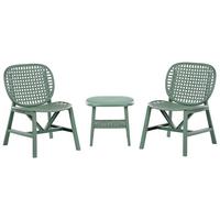 BISTRO-SET Grün Sicelle - Grün, Kunststoff - Beliani