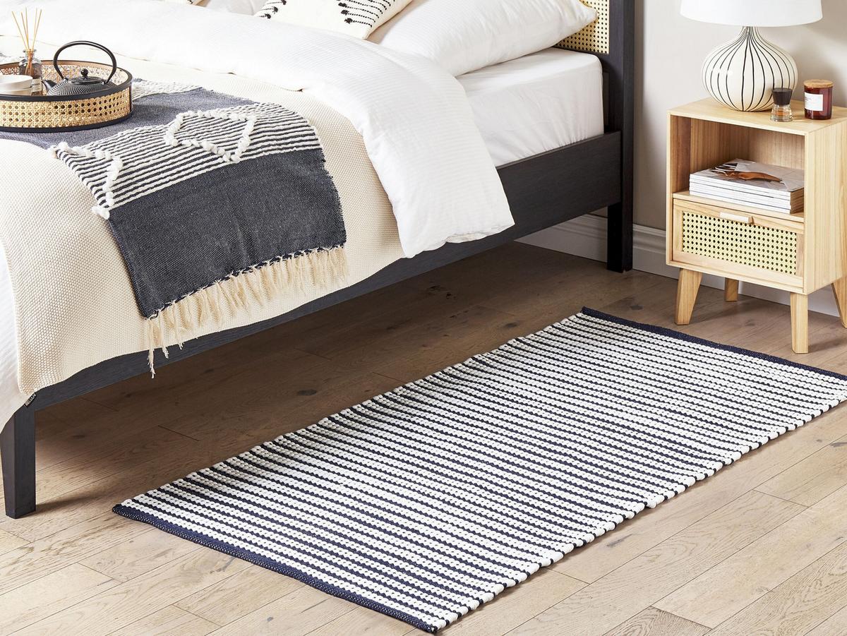 KURZFLOR-TEPPICH Sofulu 150/80 cm - Weiß, Textil (80/150cm) - Beliani