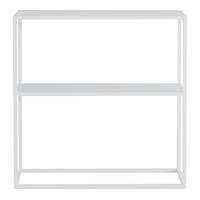 KONSOLENTISCH Strömstad - Weiß, Metall (26/80/80cm) - [en.casa]