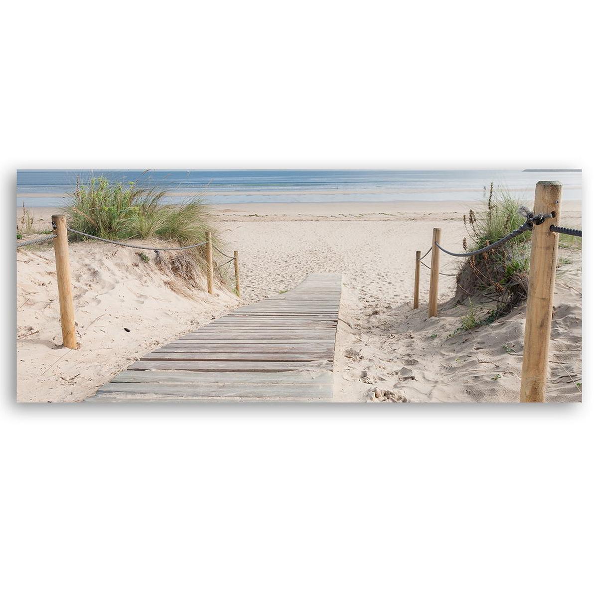 KUNSTDRUCK Beige 90/30 cm - Beige, Textil (90/30cm) - KUNSTLOFT